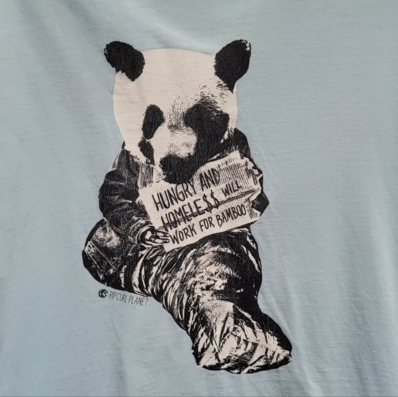 Rip Curl Blue Graphic Short Sleeve Tee - Picture 3 of 5